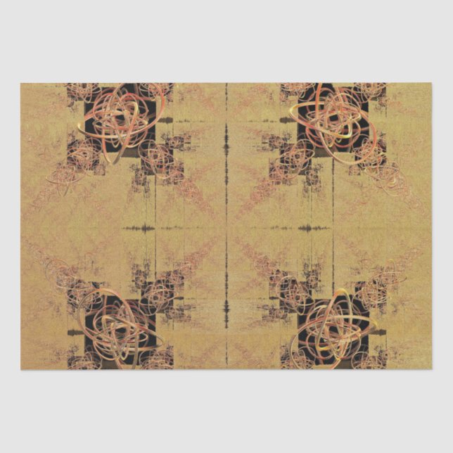 Golden Entanglement  Tissue Paper (Front)