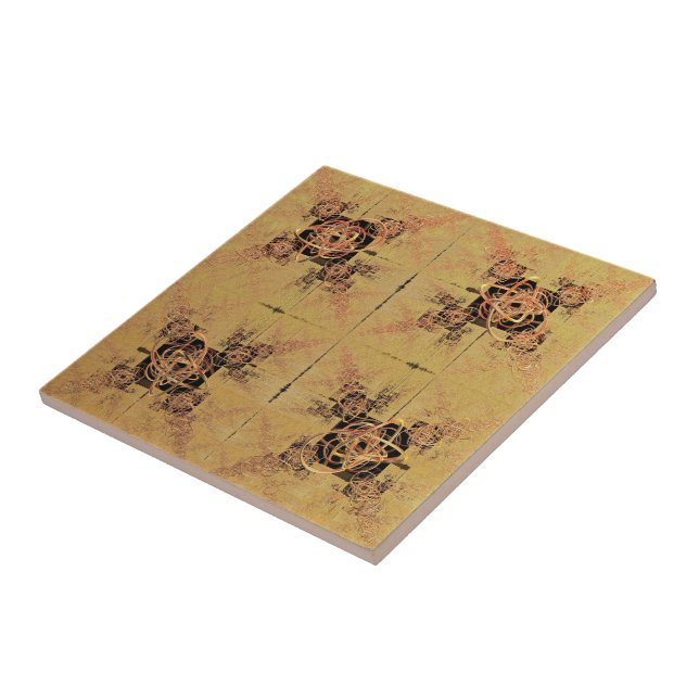 Golden Entanglements Tile (Side)