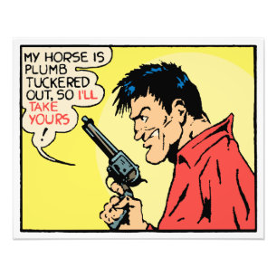 Golden Era Cowboy Cool • Outlaw Western Pop Art Photo Print