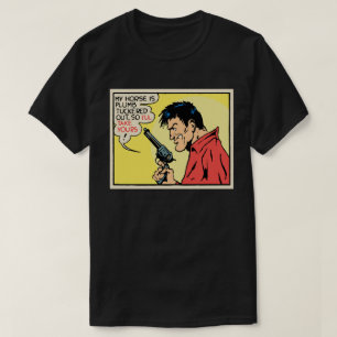 Golden Era Cowboy Cool • Outlaw Western Pop Art T-Shirt
