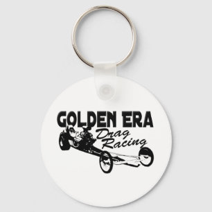 Golden Era Drag Racing Slingshot Dragster Keychain