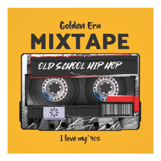 Golden Era Mixtape 90's Old School Hip-Hop Vibes Photo Print