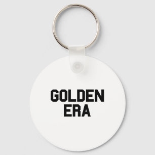 Golden Era Retro Style Old School Bodybuilding Wor Keychain