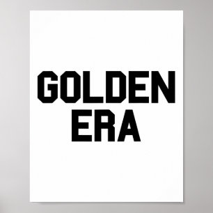Golden Era Retro Style Old School Bodybuilding Wor Poster