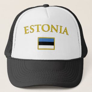 Golden Estonia Trucker Hat