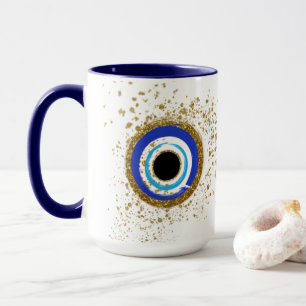 Golden Evil Eye mug