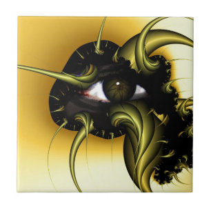 GOLDEN EYE FRACTAL TILE