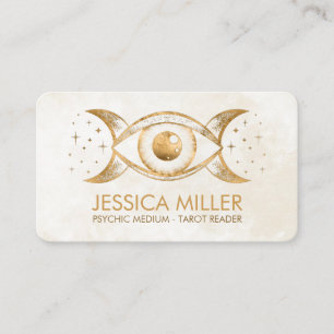 Golden Eye - Triple Moon  Business Card