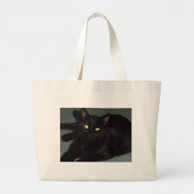 Golden eyes large tote bag