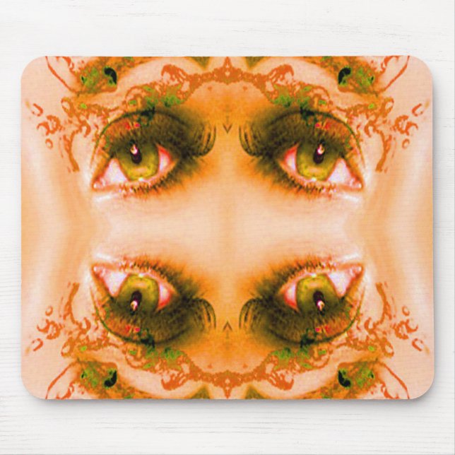 Golden Eyes Mouse Pad (Front)