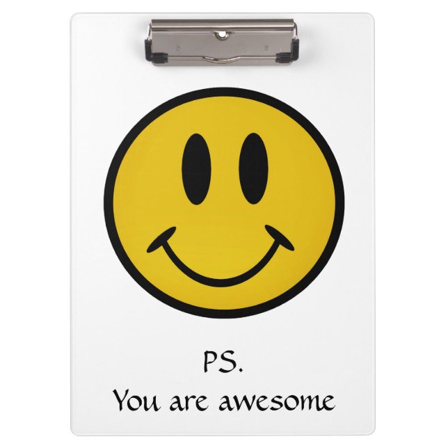 Golden face clipboard (Front)