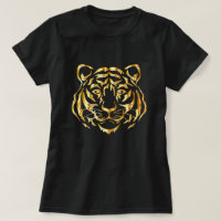 Golden Face Tiger T-Shirt