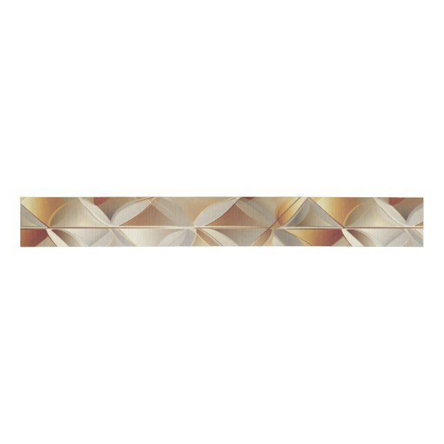 Golden Facets Grosgrain Ribbon (Front)