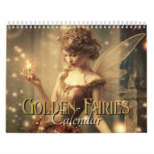 Golden Fairy Fantasy Fae Women 2024 Calendar