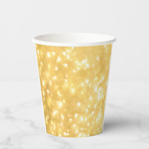 Golden Fairy Lights Paper cup