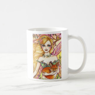 Golden Fairy & Red Fox Coffee Mug