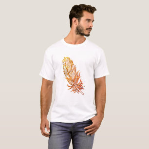 Golden Feather Art Basic T-Shirt
