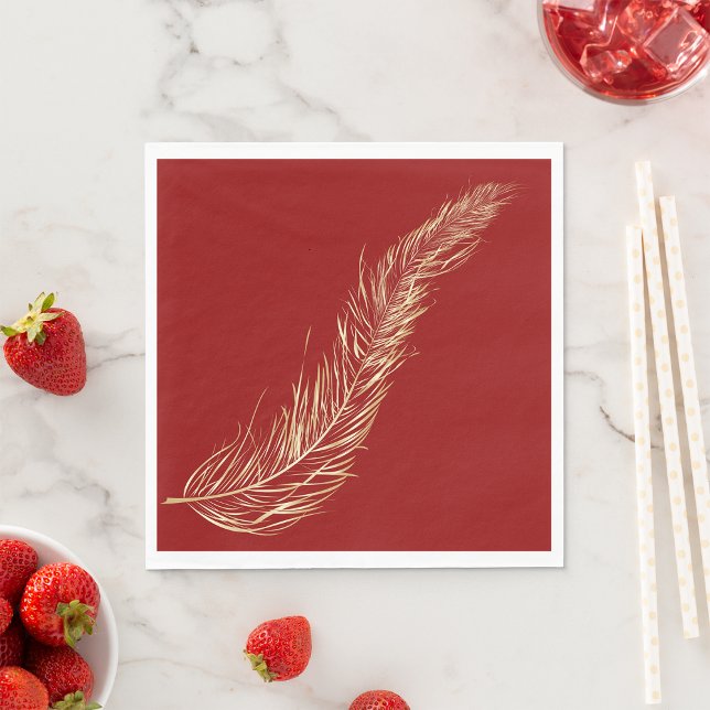 Golden Feather Napkin (Creator Uploaded)