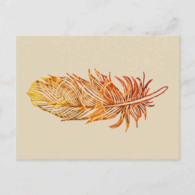 Golden Feather Postcard (Front)