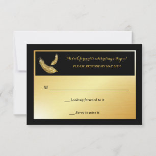 Golden Feathers Response Cards
