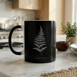 Golden Fern Frond, Gymnogramma Chrysophylla Magic Mug