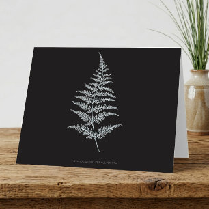 Golden Fern Frond, Gymnogramma Chrysophylla Thank You Card