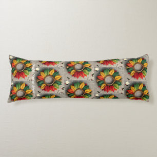 "Golden Festive Luxury" Body Pillow