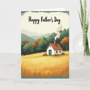 Golden Fields Fathers Day Card