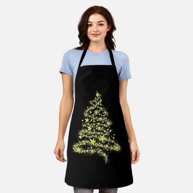 Golden fir tree apron (Worn)