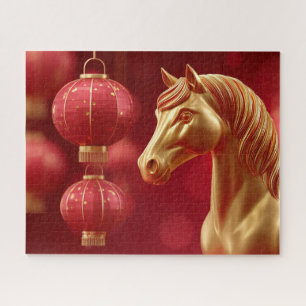 Golden Fire Horse 2026: Lunar New Year Prosperity  Jigsaw Puzzle