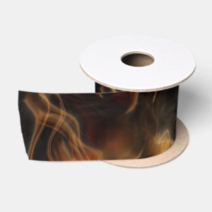 Golden Fire Satin Ribbon