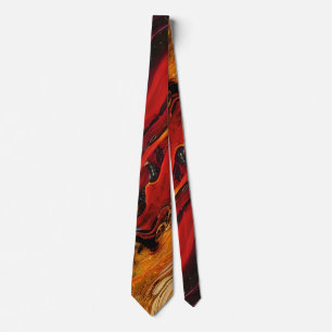 Golden Fire Tie