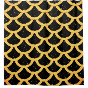 Golden fish scales pattern