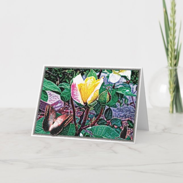 Golden Flame Card (Front)