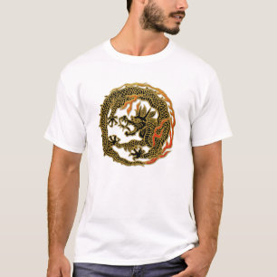 Golden Flame Dragon Emblem T-Shirt