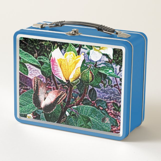 Golden Flame Metal Lunchbox (Front)