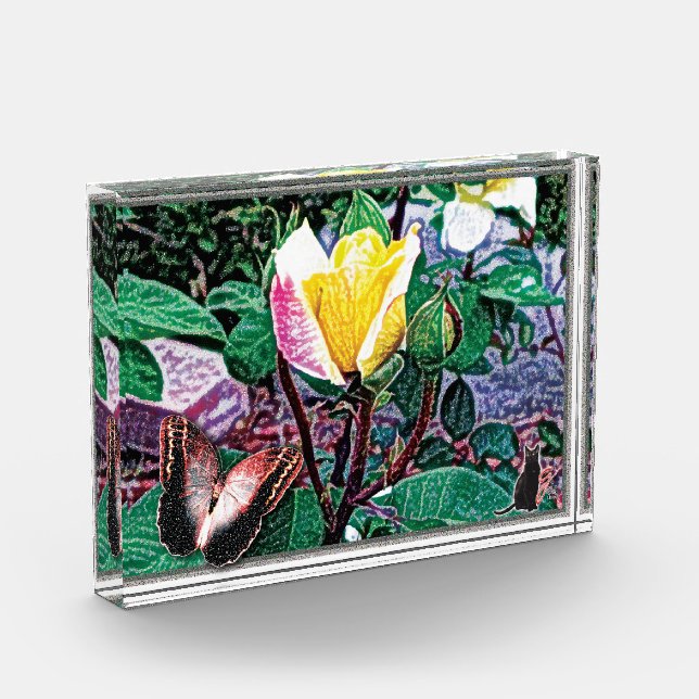 Golden Flame  Photo Block (Left)