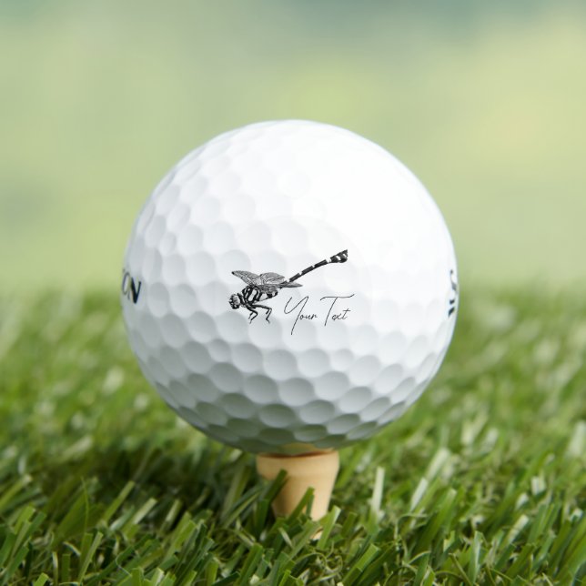 Golden Flangetail Golf Balls (Insitu Tee)