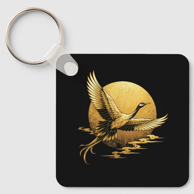 Golden Flight Keychain (Front)