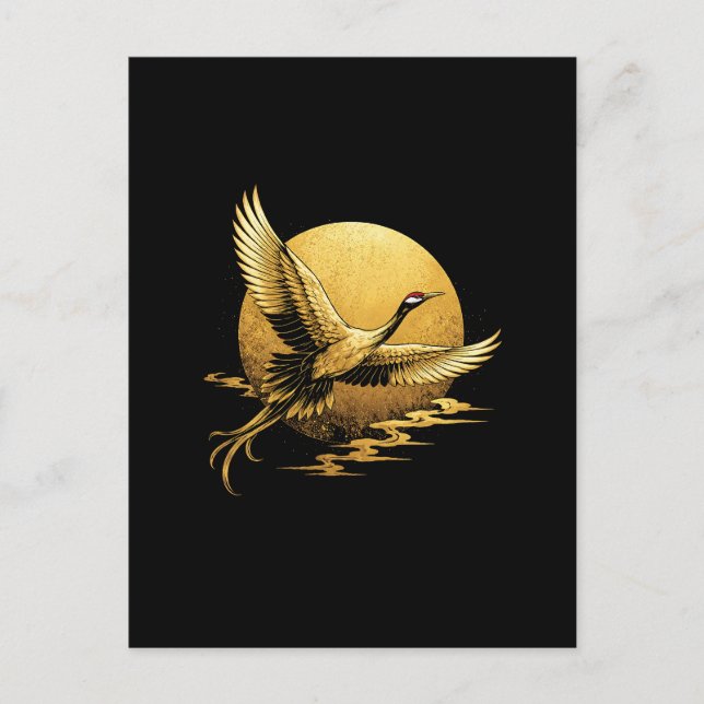 Golden Flight Postcard (Front)