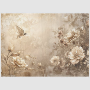 Golden flight tissue paper