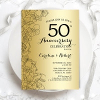 Golden Floral 50th Anniversary