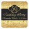 Golden floral 50th Birthday Party