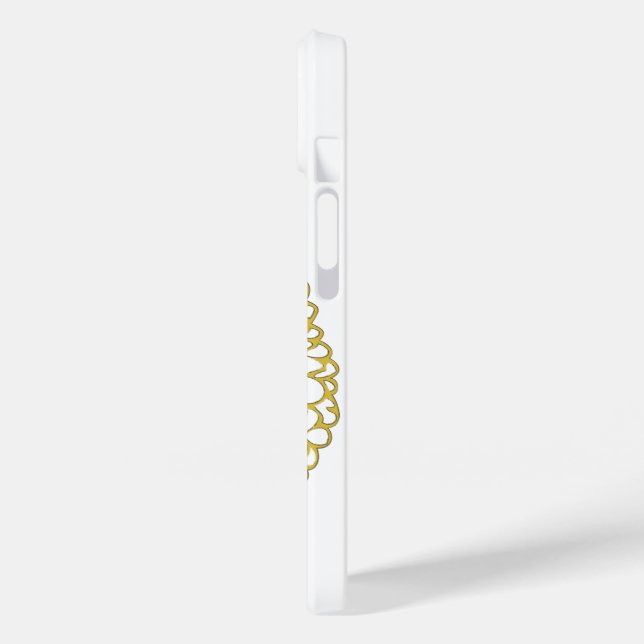 Golden Floral Mandala Phone Case (Back / Left)