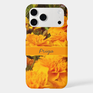 Golden Floral Marigold Flowers