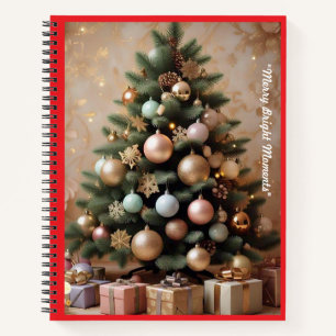 "Golden Floral Patterns" Notebook