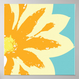 Golden Flower Poster
