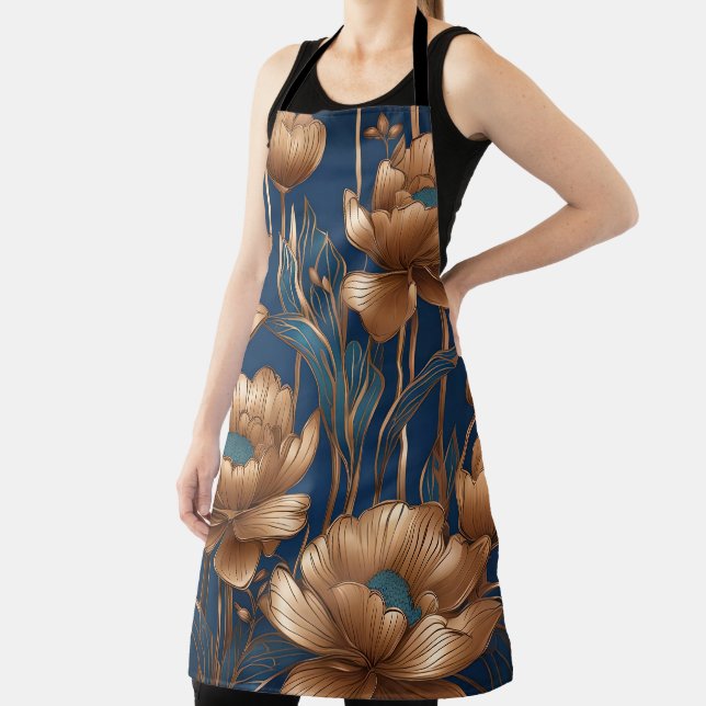 Golden Flowers Apron (Insitu)