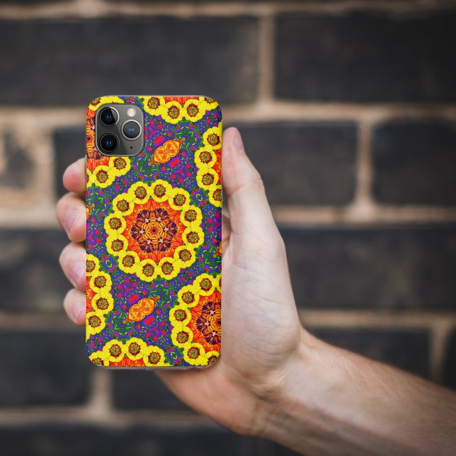 Golden flowers kaleidoscope  Case-Mate iPhone case (Creator Uploaded)