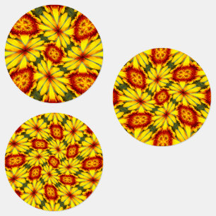 Golden Flowers Pattern